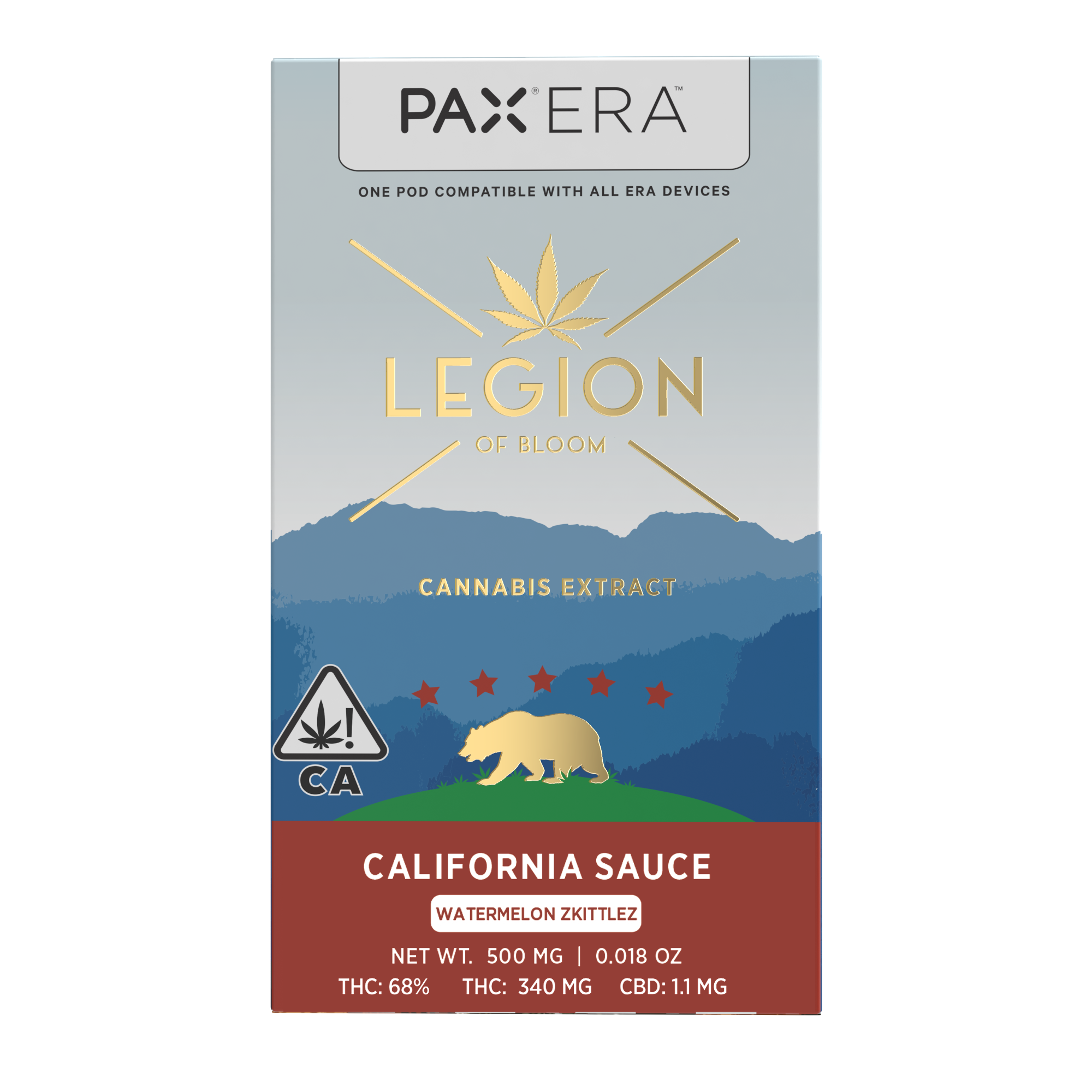 Legion of Bloom California Sauce Pod Watermelon Zkittlez Leafly